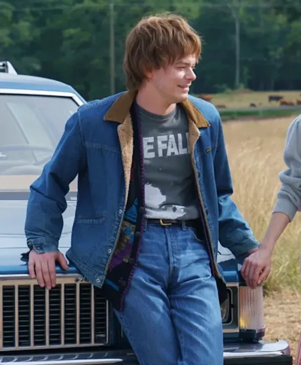 Charlie Heaton Stranger Things S05 Denim Jacket Charlie Heaton Stranger Things S05 Denim Jacket