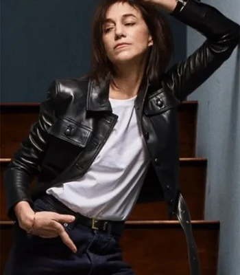 Charlotte Gainsbourg Étoile Leather Jacket