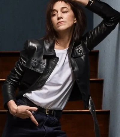 Charlotte Gainsbourg Étoile Leather Jacket