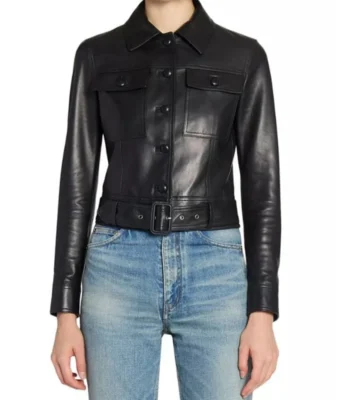 Charlotte Gainsbourg Étoile Leather Jacket