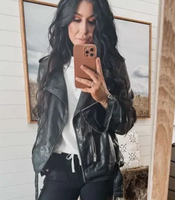 Chelsea DeBoer Down Home Fab S03 Biker Leather Jacket