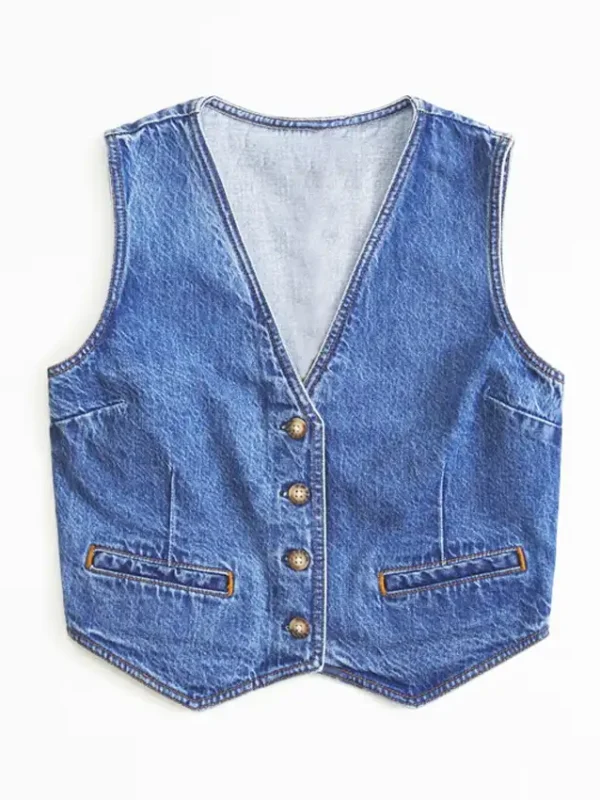 Chelsea DeBoer Down Home Fab S03 Denim Vest