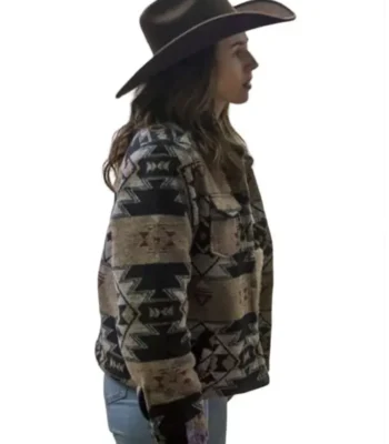 Fire Country S05 Chloe Mackenzie Aztec Jacket