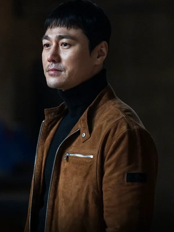 Choi Young-joon The Defects Brown Suede Jacket