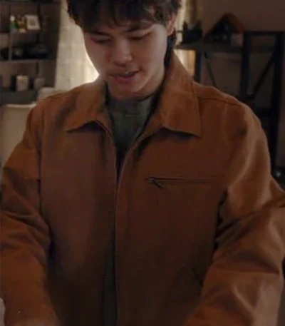 Chris De La Rosa The Cleaning Lady S04 Brown Jacket