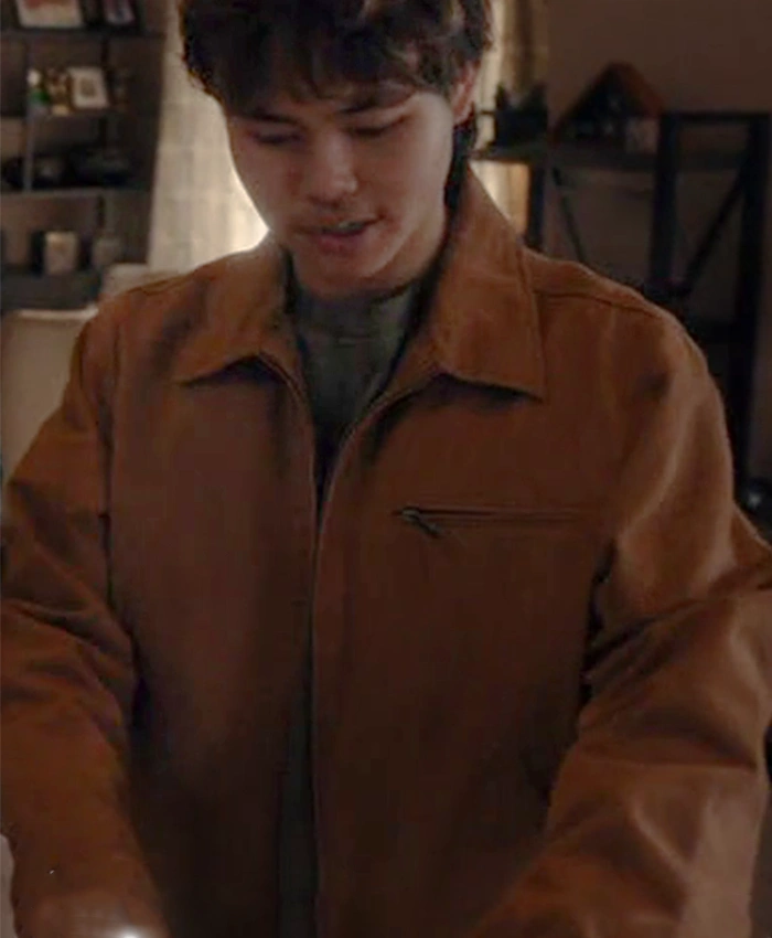 Chris De La Rosa The Cleaning Lady S04 Brown Jacket Chris De La Rosa The Cleaning Lady S04 Brown Jacket