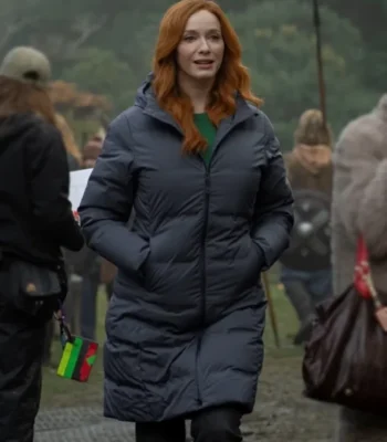 Christina Hendricks Small Town, Big Story S01 Hooded Coat