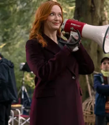 Christina Hendricks Small Town, Big Story S01 Wool Coat
