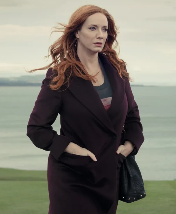 Christina Hendricks Small Town, Big Story S01 Wool Coat Christina Hendricks Small Town, Big Story S01 Wool Coat