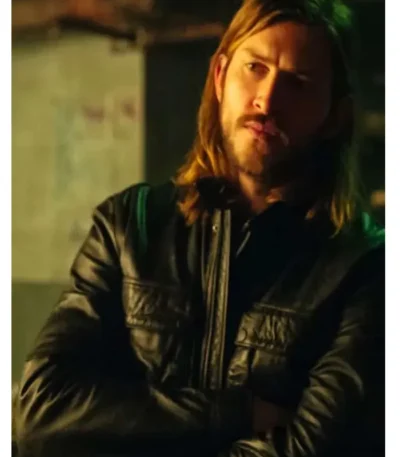 Clayton Danvers Bitten Black Leather Jacket