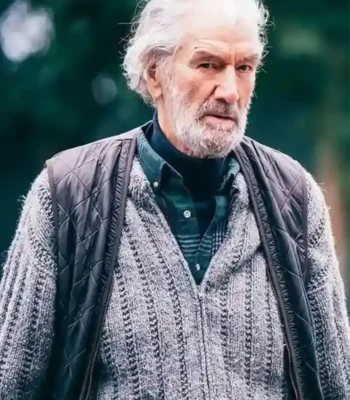 Clive Russell The Guest S01 Black Quilted Vest