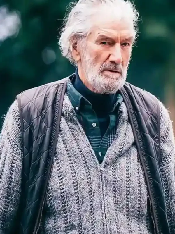 Clive Russell The Guest S01 Black Quilted Vest