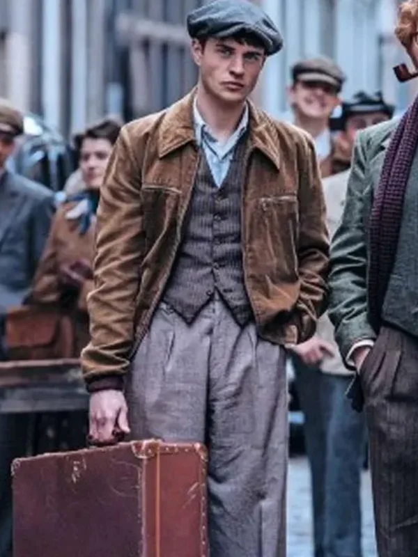 Connor Finch Bookish S01 Brown Cotton Jacket