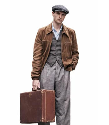 Connor Finch Bookish S01 Brown Cotton Jacket
