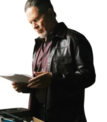 Connor McGrath Blue Ridge The Series Black Leather Jacket