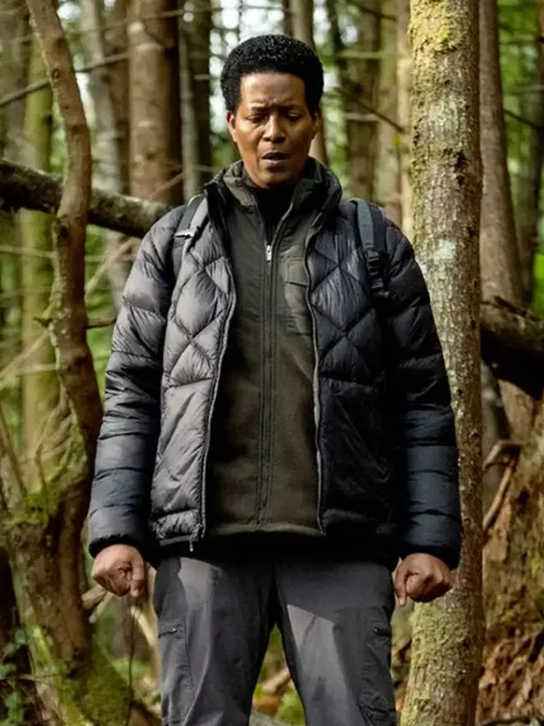 Corey Reynolds Resident Alien S04 Black Quilted Jacket