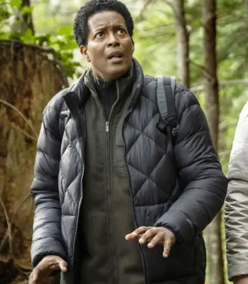 Corey Reynolds Resident Alien S04 Black Quilted Jacket