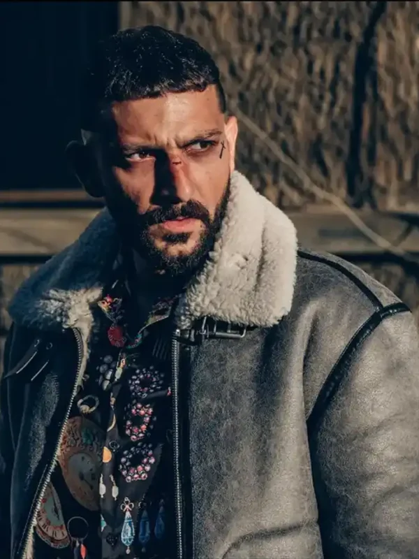 Cosmin Teodor Pana Subteran Grey Leather Jacket