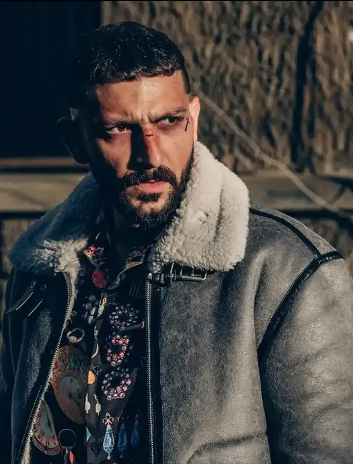 Cosmin Teodor Pana Subteran Grey Leather Jacket Cosmin Teodor Pana Subteran Grey Leather Jacket