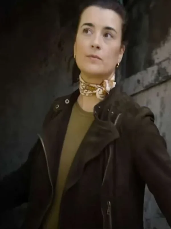 Cote de Pablo NCIS Tony & Ziva Green Suede Jacket