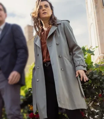 Cote de Pablo NCIS Tony & Ziva Grey Coat