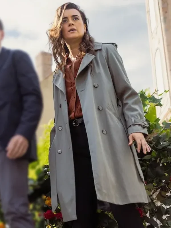 Cote de Pablo NCIS Tony & Ziva Grey Coat