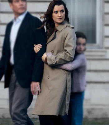 Cote de Pablo NCIS Tony & Ziva Grey Coat