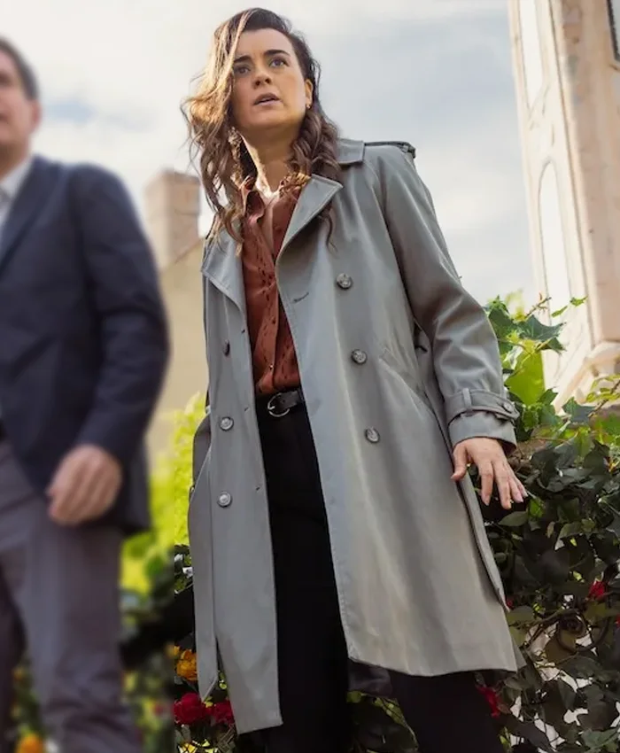 Cote de Pablo NCIS Tony & Ziva Grey Coat Cote de Pablo NCIS Tony & Ziva Grey Coat