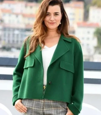 Cote de Pablo NCIS Tony & Ziva Green Wool Jacket