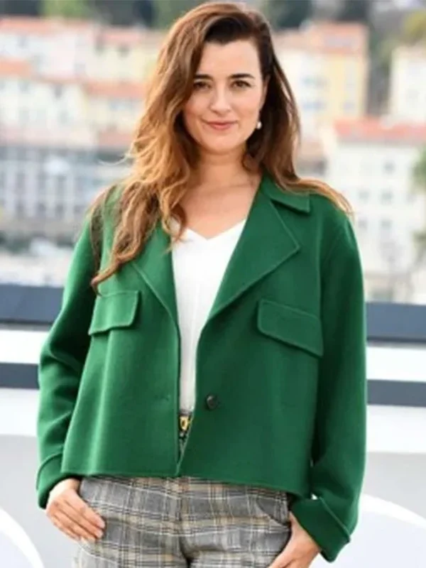 Cote de Pablo NCIS Tony & Ziva Green Wool Jacket