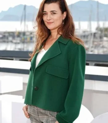 Cote de Pablo NCIS Tony & Ziva Green Wool Jacket
