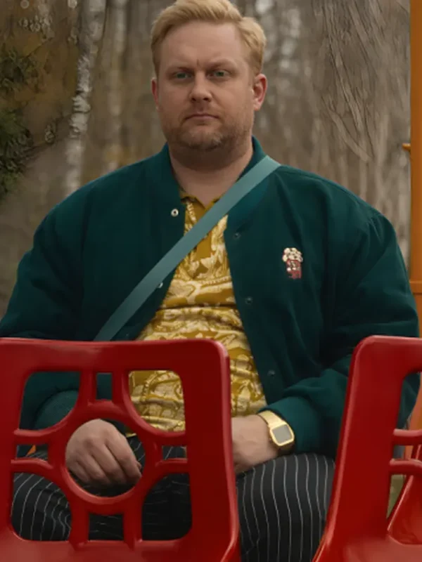 Crap Happens Dimitrij Schaad Green Bomber Jacket