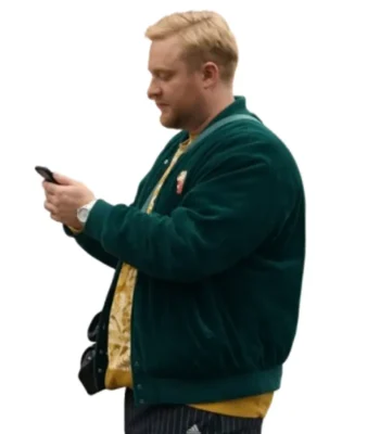Crap Happens Dimitrij Schaad Green Bomber Jacket