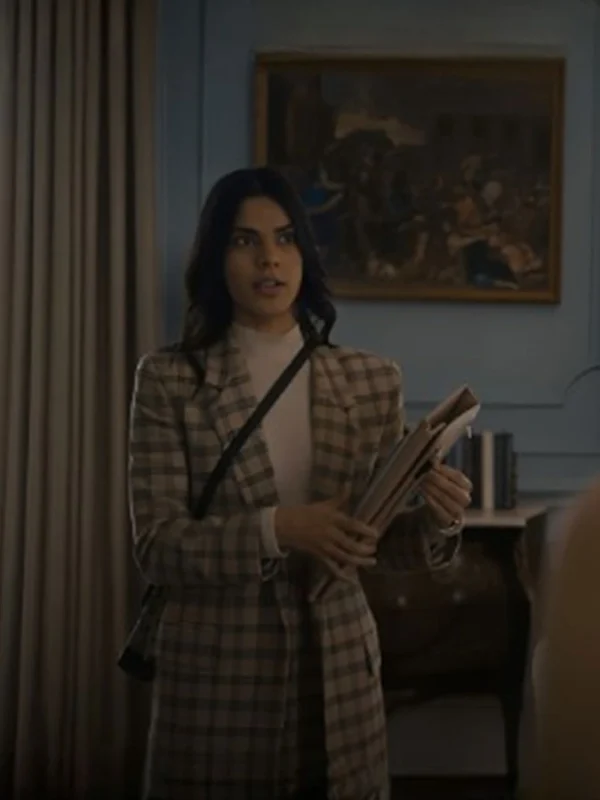Cruel Intentions Sara Silva Checkered Plaid Coat