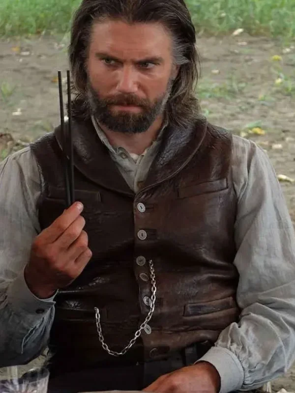 Cullen Bohannon Hell on Wheels Leather Vest