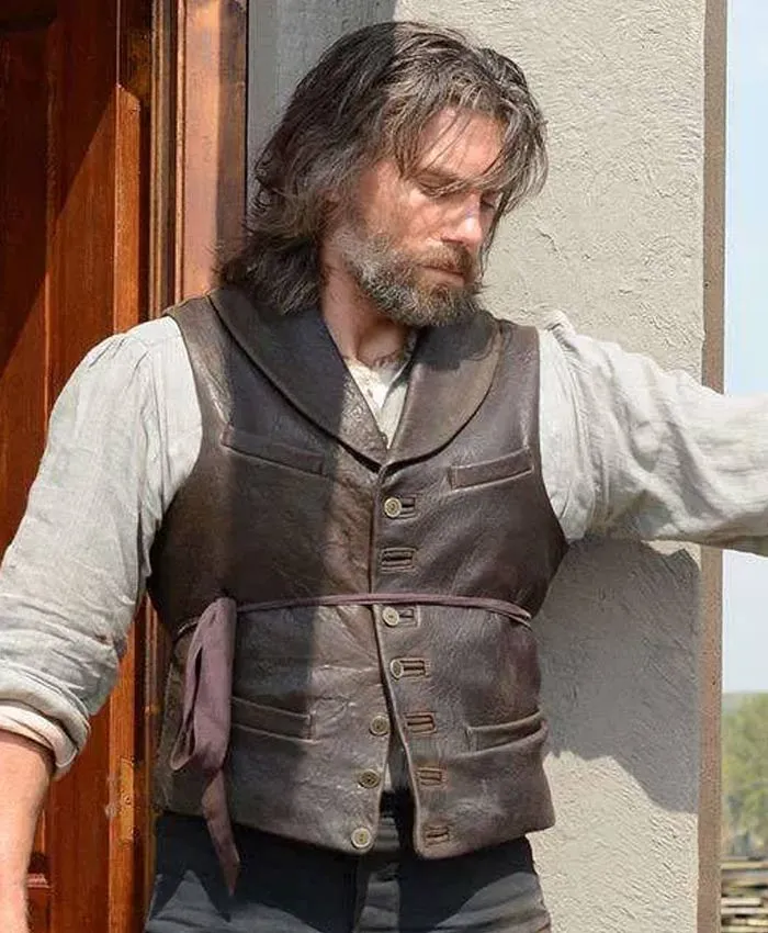 Cullen Bohannon Hell on Wheels Leather Vest Cullen Bohannon Hell on Wheels Leather Vest