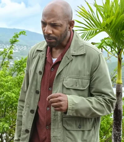 DI Mervin Wilson Death in Paradise Green Jacket