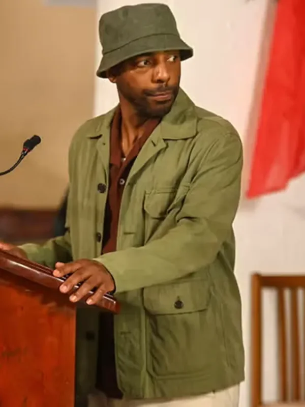 DI Mervin Wilson Death in Paradise Green Jacket