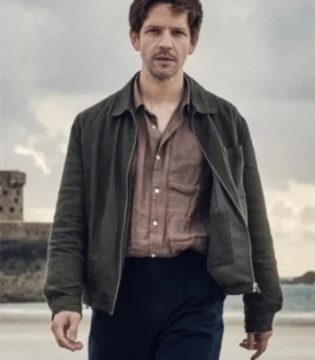 Damien Molony Bergerac Green Jacket