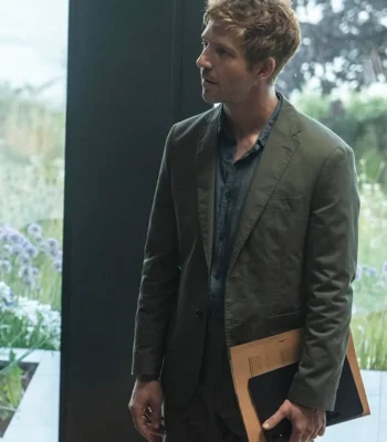 Damien Molony Bergerac S01 Green Blazer