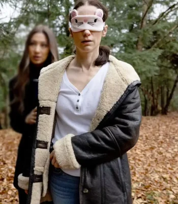 Dana Cypress Revival S01 Shearling Hooded Coat