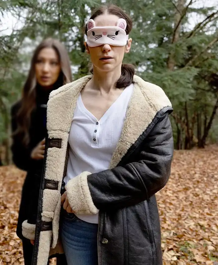 Dana Cypress Revival S01 Shearling Hooded Coat Dana Cypress Revival S01 Shearling Hooded Coat