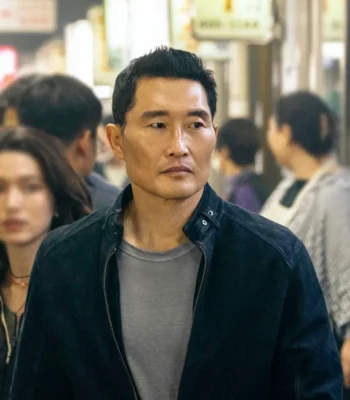 Daniel Dae Kim Butterfly S01 Black Suede Jacket