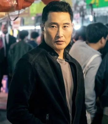 Daniel Dae Kim Butterfly S01 Black Suede Jacket