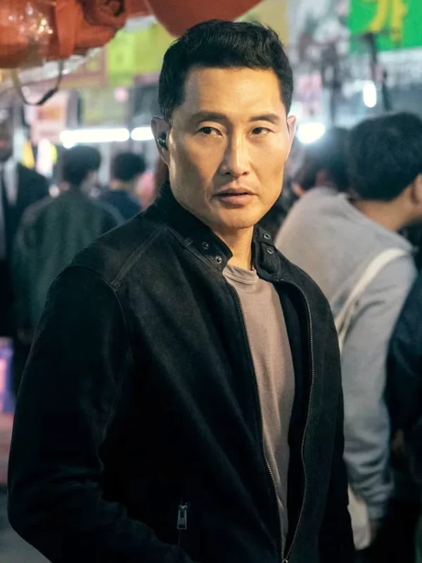 Daniel Dae Kim Butterfly S01 Black Suede Jacket