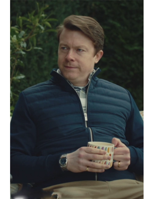 Daniel Rigby I Jack Wright S01 Black Puffer Jacket Daniel Rigby I Jack Wright S01 Black Puffer Jacket