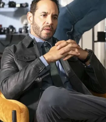 Daniel Sunjata High Potential S02 Leather Jacket