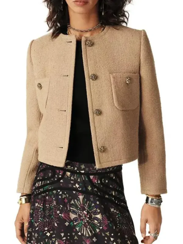 Danielle Campbell The Waterfront S01 Cropped Jacket