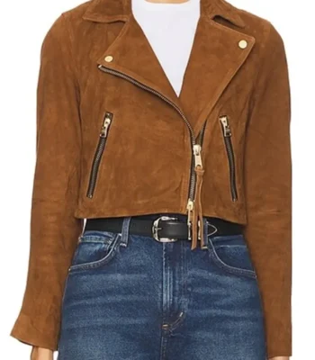 Daphne High Potential Brown Suede Jacket
