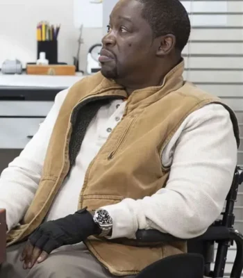 Daryl Mitchell Shifting Gears S01 Brown Vest